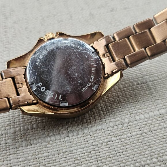 Fossil Women Watch Riley Mini Rose Gold Crystals ES2889 Ladies Wristwatch - Picture 14 of 14